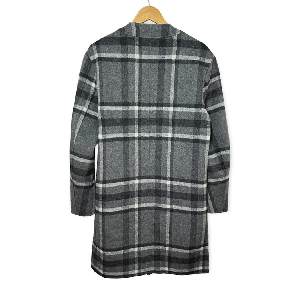 KITH Large Check Reversible Becker
Wool Coat- Charcoal Grey KH1176-105 Small - Picture 2 of 10